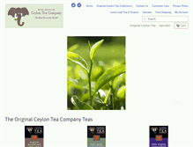 Tablet Screenshot of ceylon-tea.com